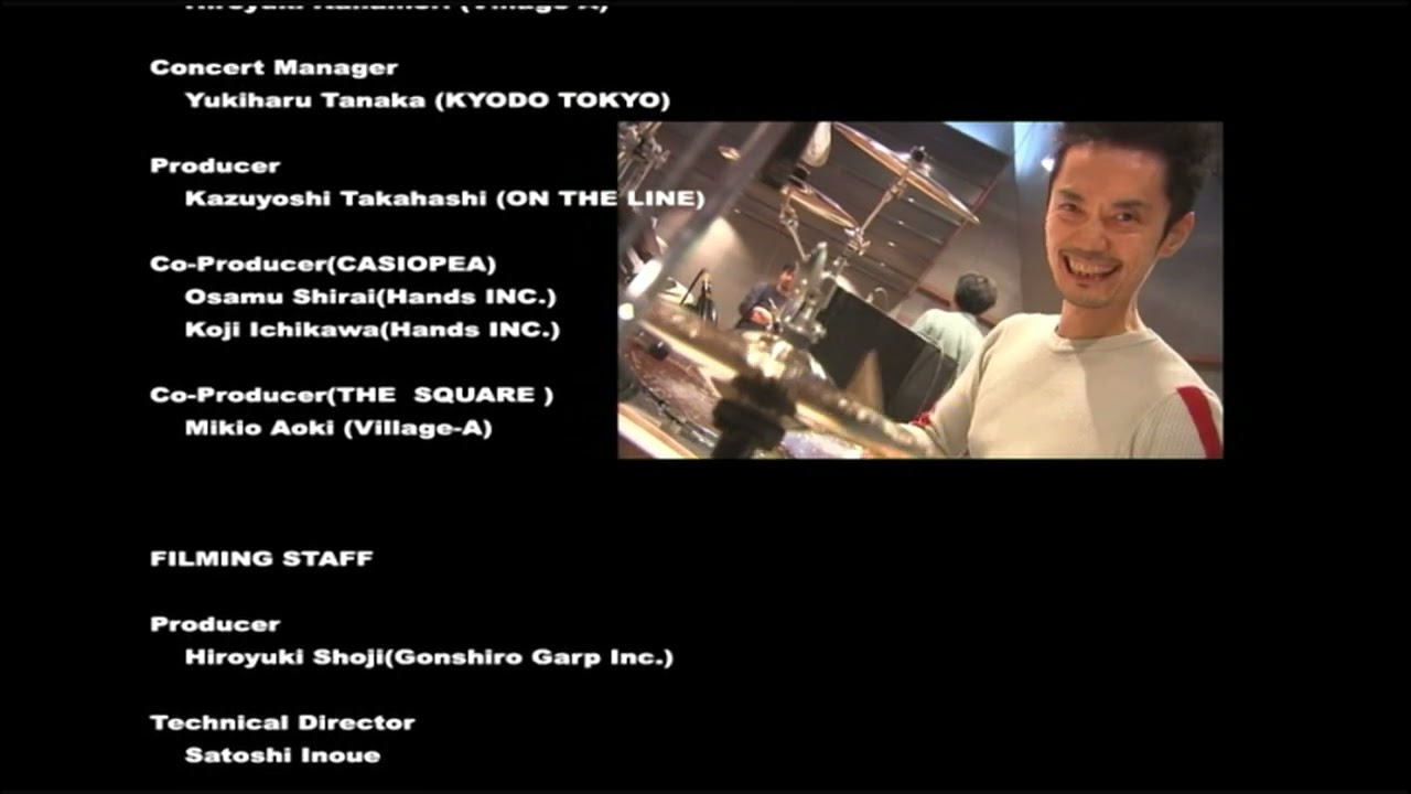 CASIOPEA vs THE SQUARE THE LIVE!! Credits (2003)