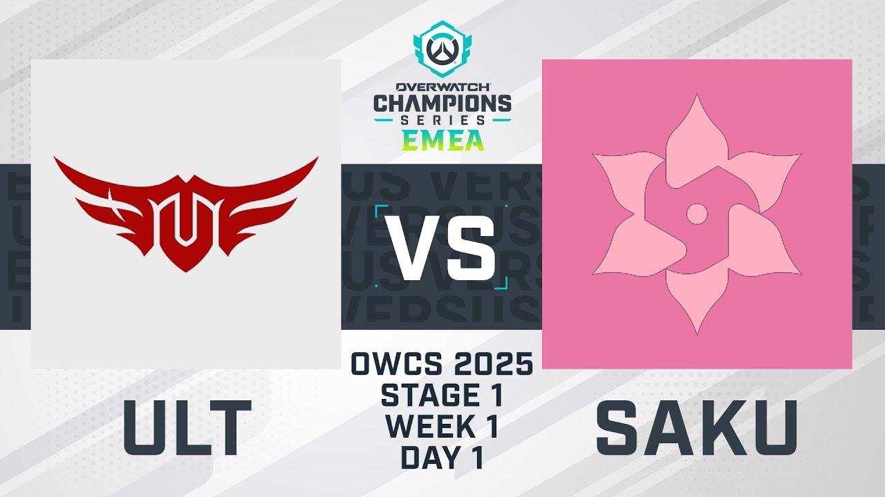 The Ultimates vs Sakura Esports | OWCS 2025 EMEA | Stage 1 Week 1 Day 1