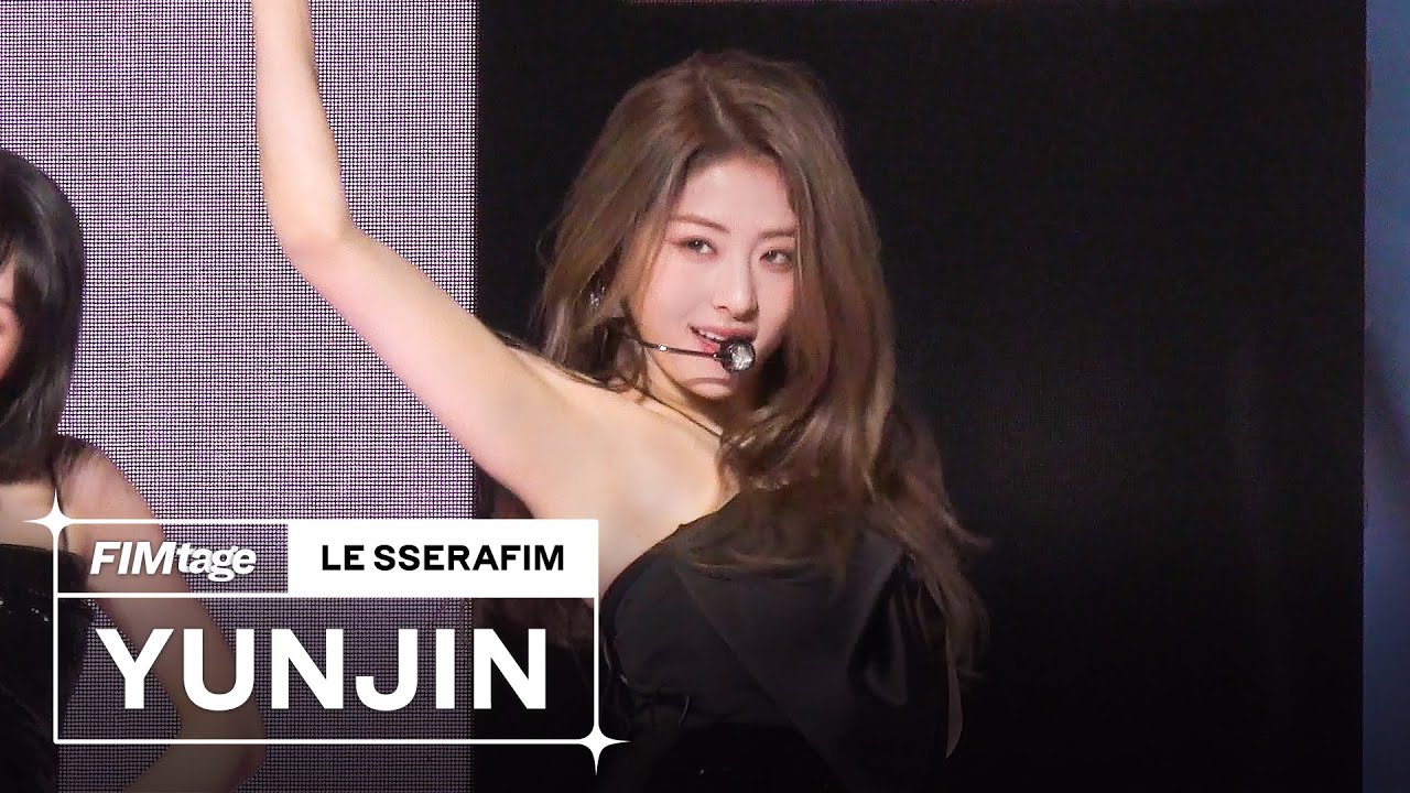 ‘FEARLESS’ Stage Cam (HUH YUNJIN focus) @ LE SSERAFIM Debut Showcase