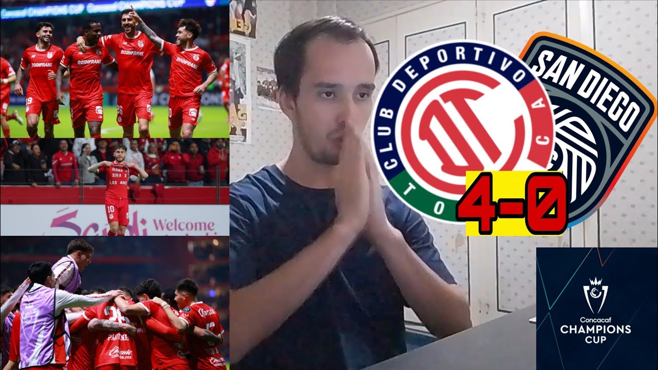 REACCIONES DE ARGENTINO: TOLUCA 4 - SAN DIEGO FC 0 | CONCACAF Champions Cup 2026