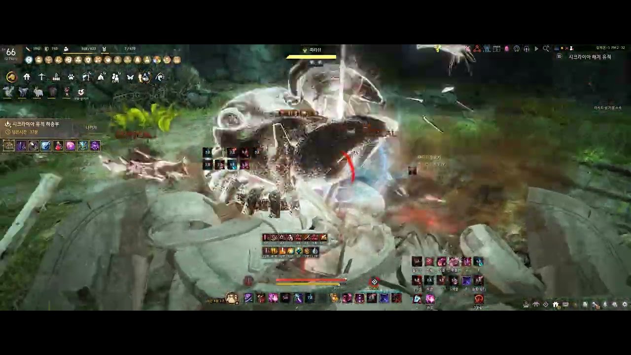 검은사막 각성닌자 시크라이아유적 하층부 사냥테스트 20260304