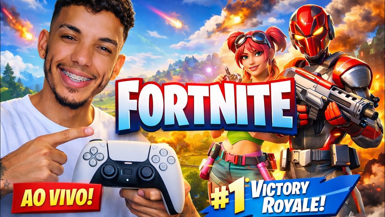 🟣FORTNITE AO VIVO 🟣