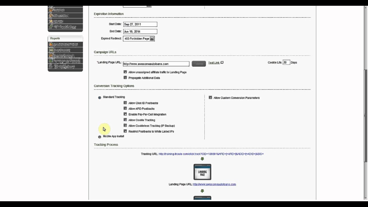 Disable Cookie Tracking
