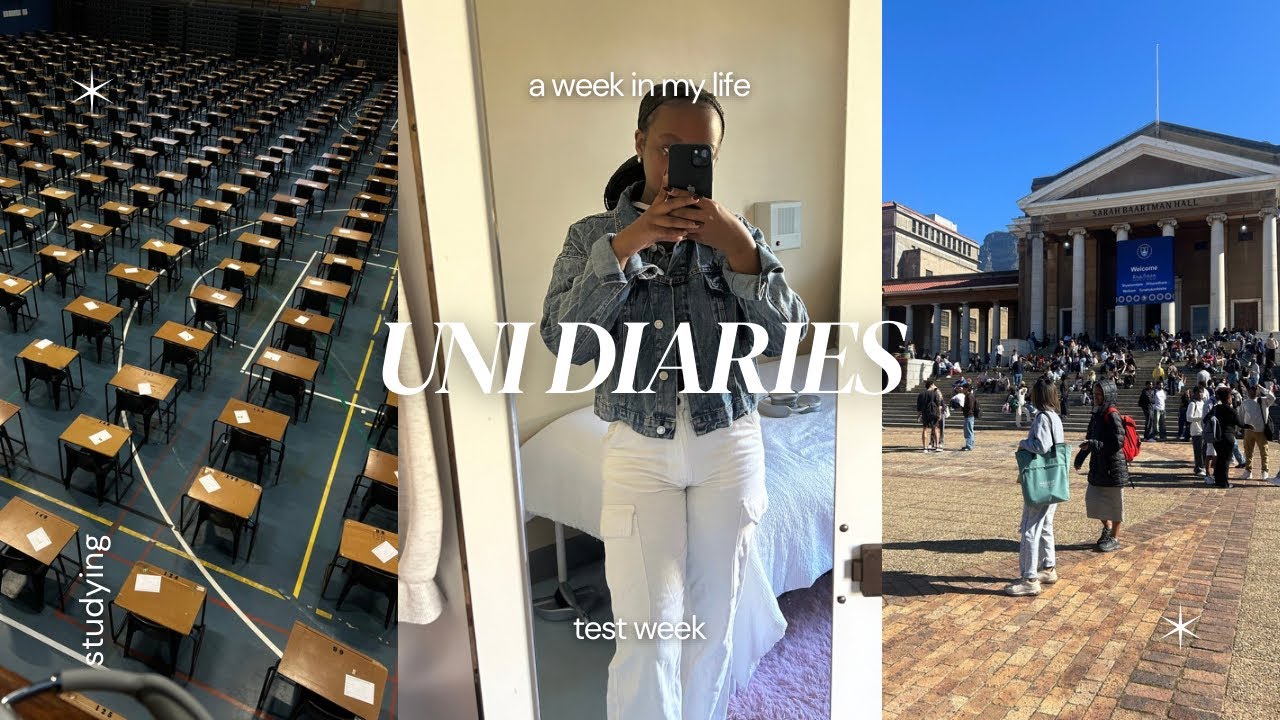 UNI DIARIES: TEST WEEK | first year @ UCT