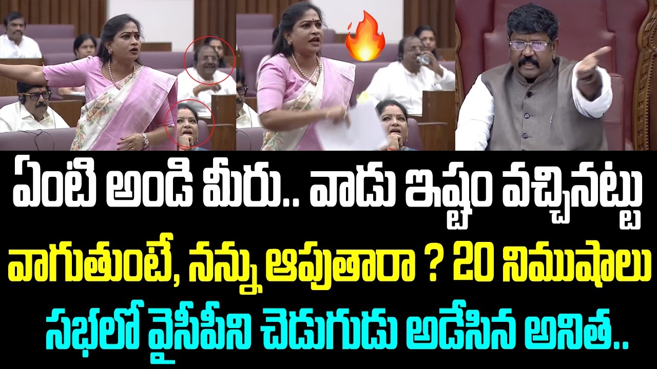 ఏంటి అండి మీరు.. వాడు ఇష్టం వచ్చినట్టు వాగుతుంటే, నన్ను ఆపుతారా ? 20 నిముషాలు సభలో వైసీపీని