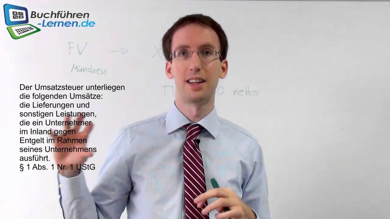 Umsatzsteuer/Mehrwertsteuer - Steuerbare Umsätze, steuerbefreit