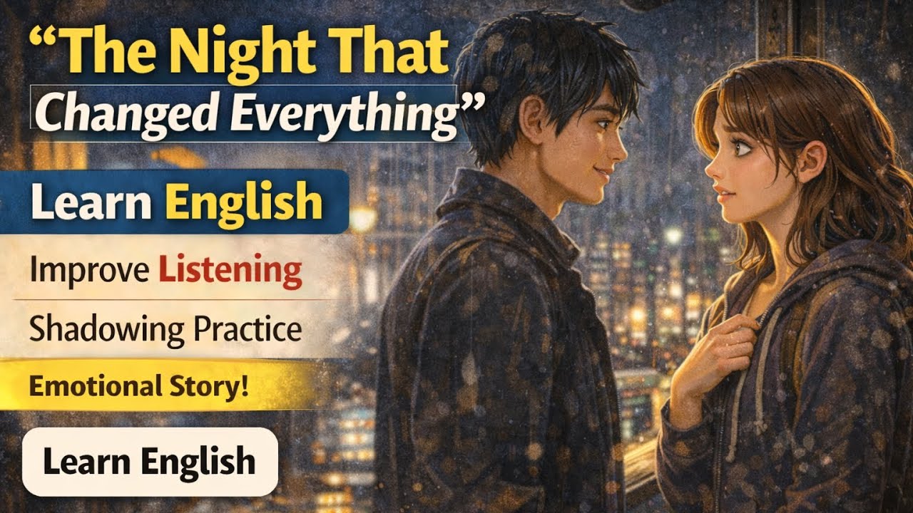 The Night That Changed Everything 🌙 | Emotional English Story for Listening & Shadowing