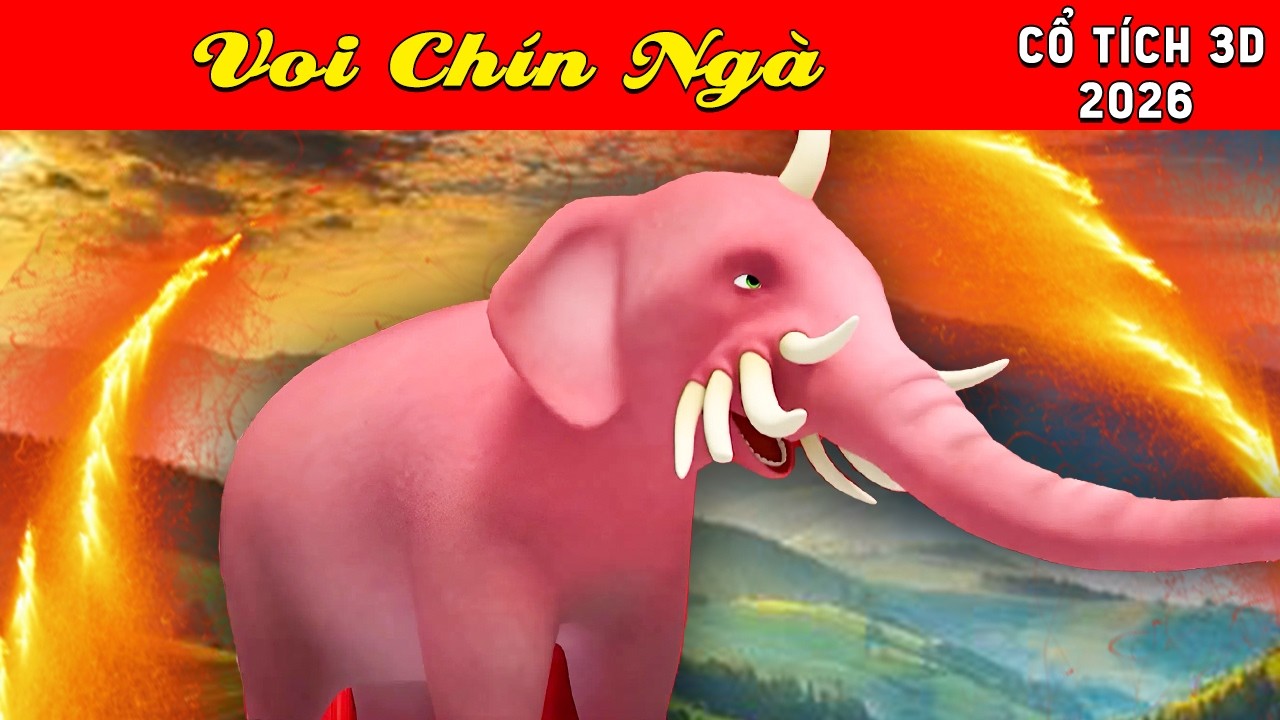 Cổ tích 3D tết Việt Nam 2026 - VOI CHÍN NGÀ - Bài học cuộc sống - Cổ tích sự tích Việt 2026