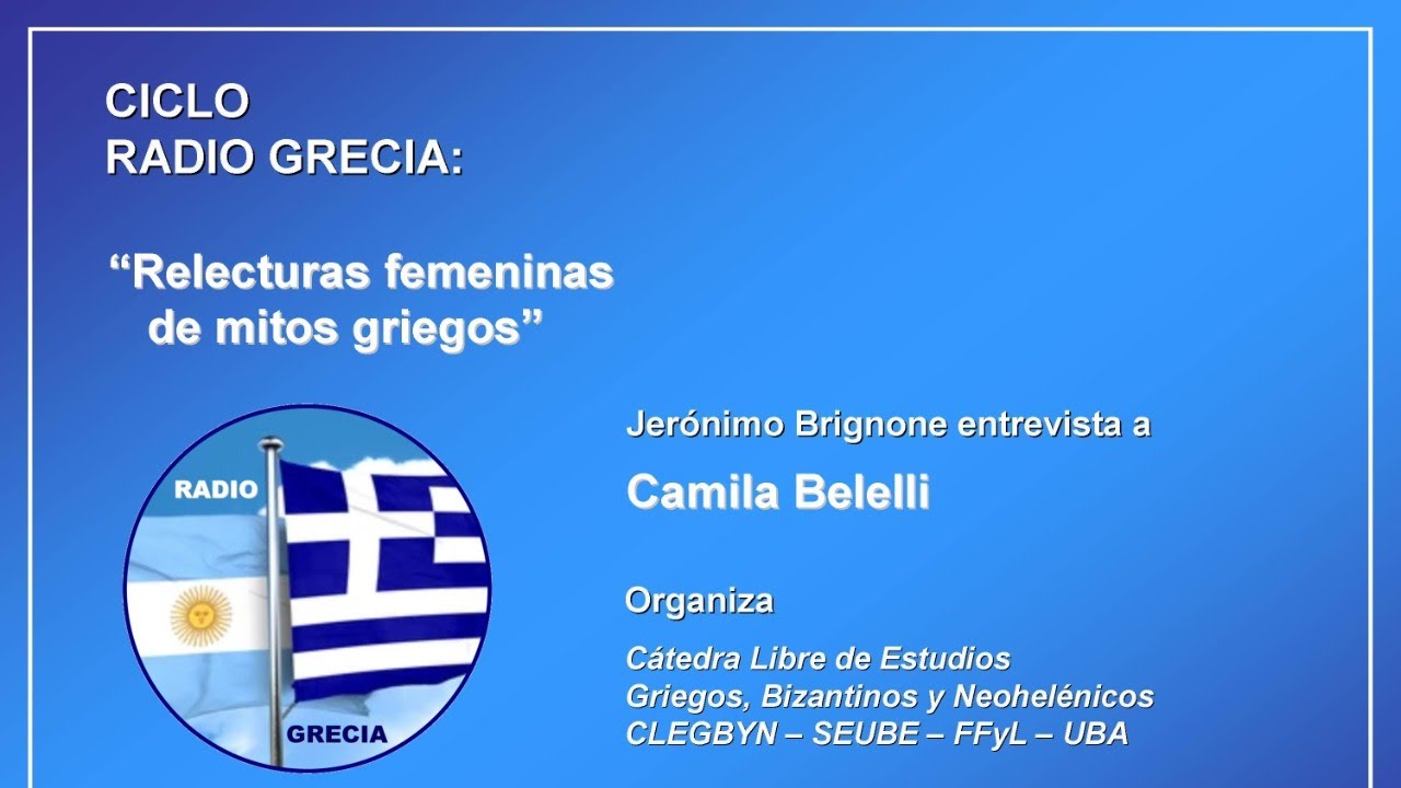 Reescrituras femeninas de mitos griegos – Radio Grecia - UBA #37