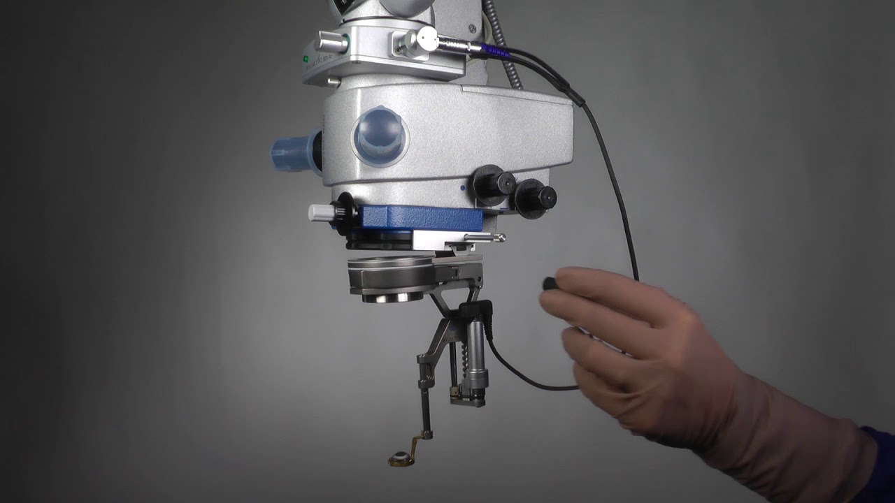 OCULUS BIOM&reg; 5cl, SDI&reg; 4c and WiFi HD Lens (Tutorial 3/6, English: Mount onto microscope)