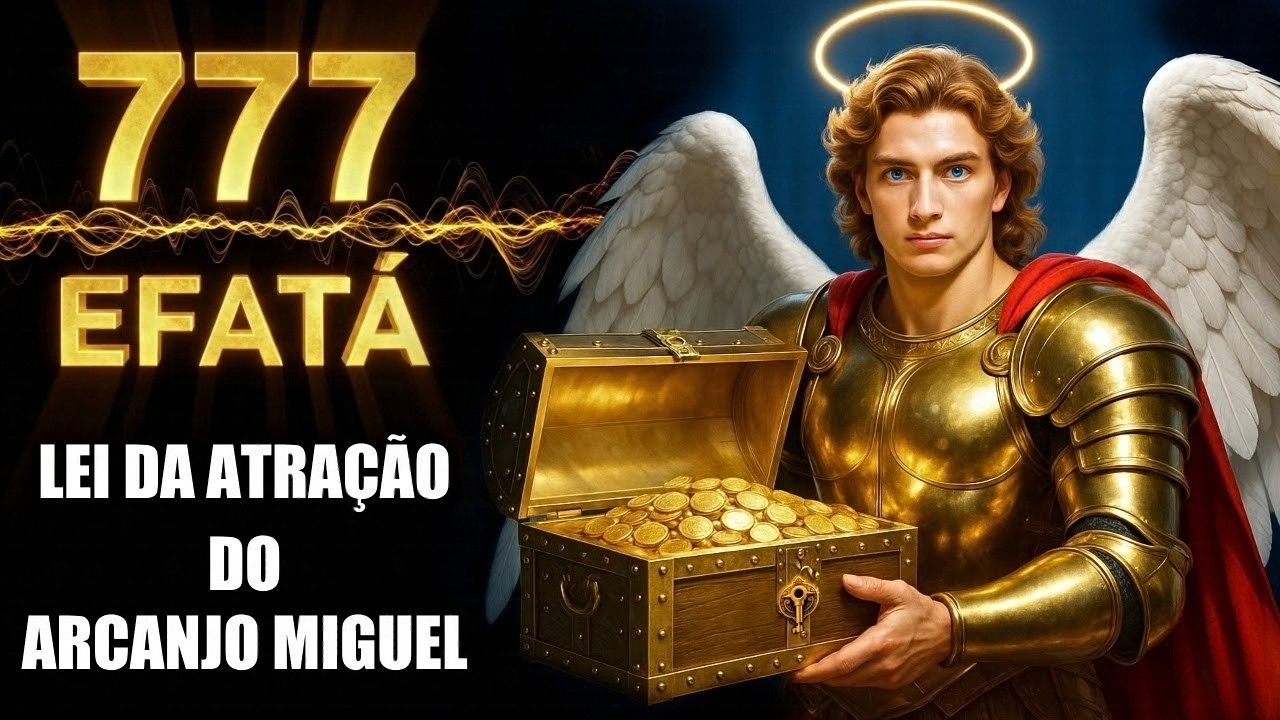 Tente ouvir 3 minutos, você receberá uma grande quantia ✨ 777 Efatá Lei da Atração do Arcanjo Miguel