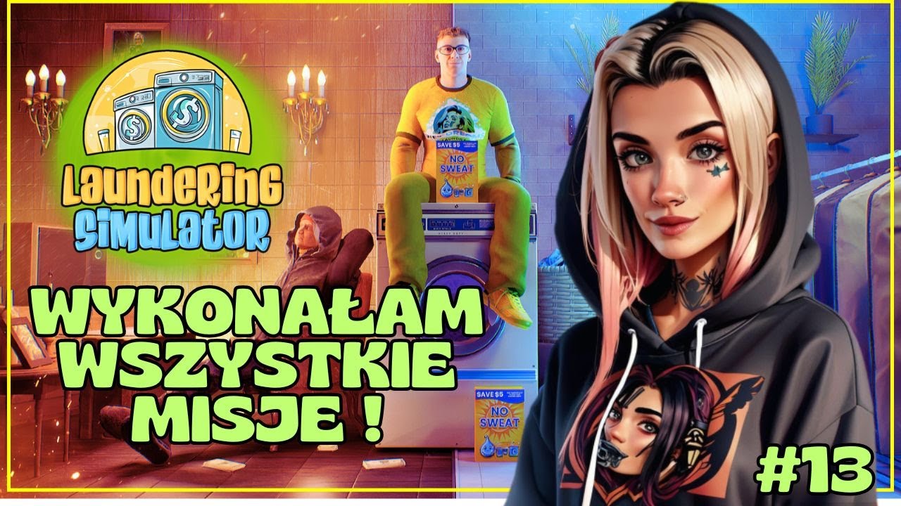 Laundering Simulator (2025) 👕💸wykonałam WSZYSTKIE MISJE ‼️| Gameplay PL👕💸 #13