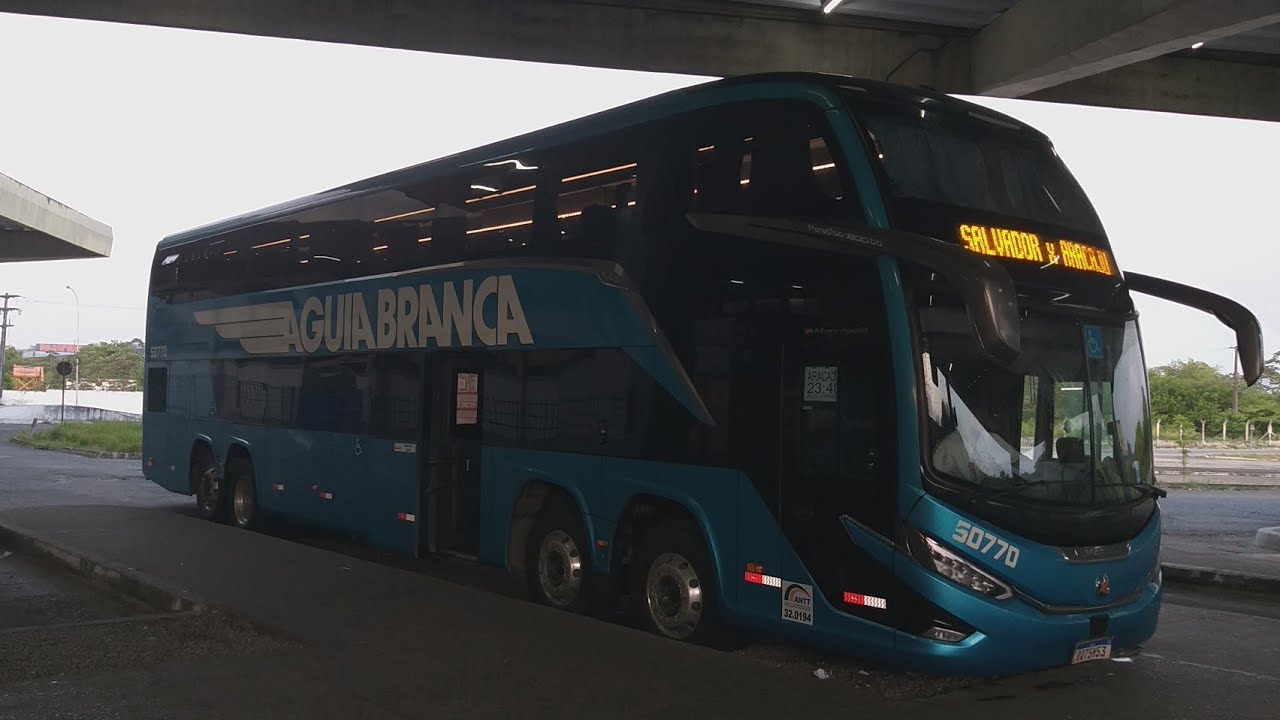 VIAJEI DE ÁGUIA BRANCA G8 CARRO 50770:LINHA SALVADOR-BA A ARACAJÚ-SE