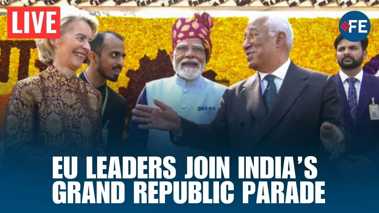Republic Day Parade LIVE: EU Chiefs Receive Grand Republic Day Welcome | Kartavya Path