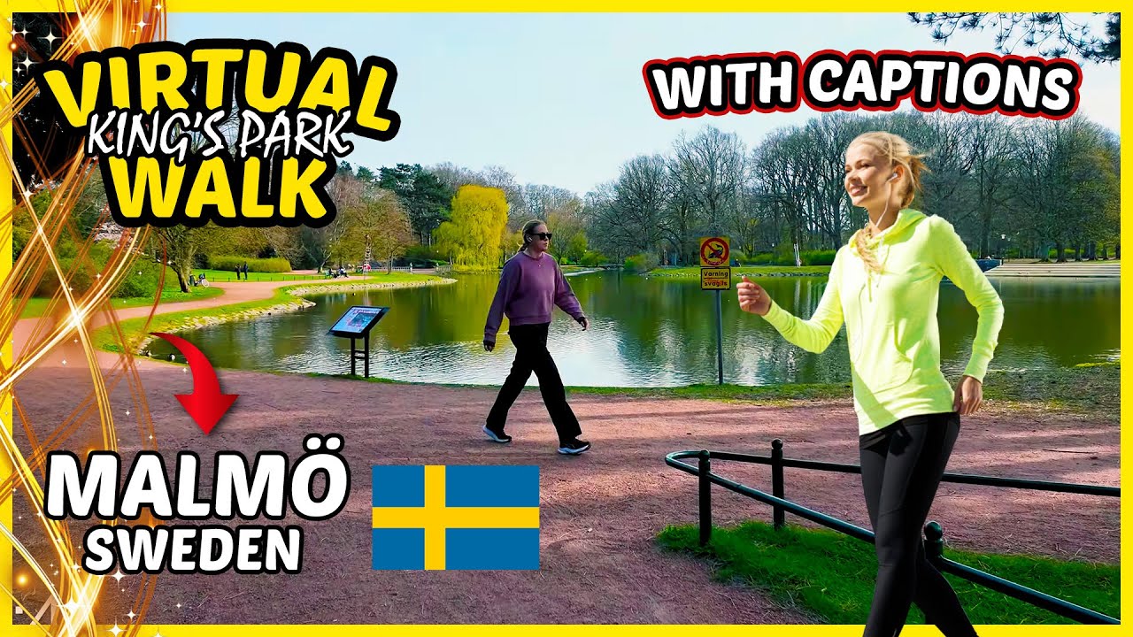 Malm&ouml; Sweden Walking Tour🌳 | Kungsparken & Slottsparken | Peaceful Virtual Walk