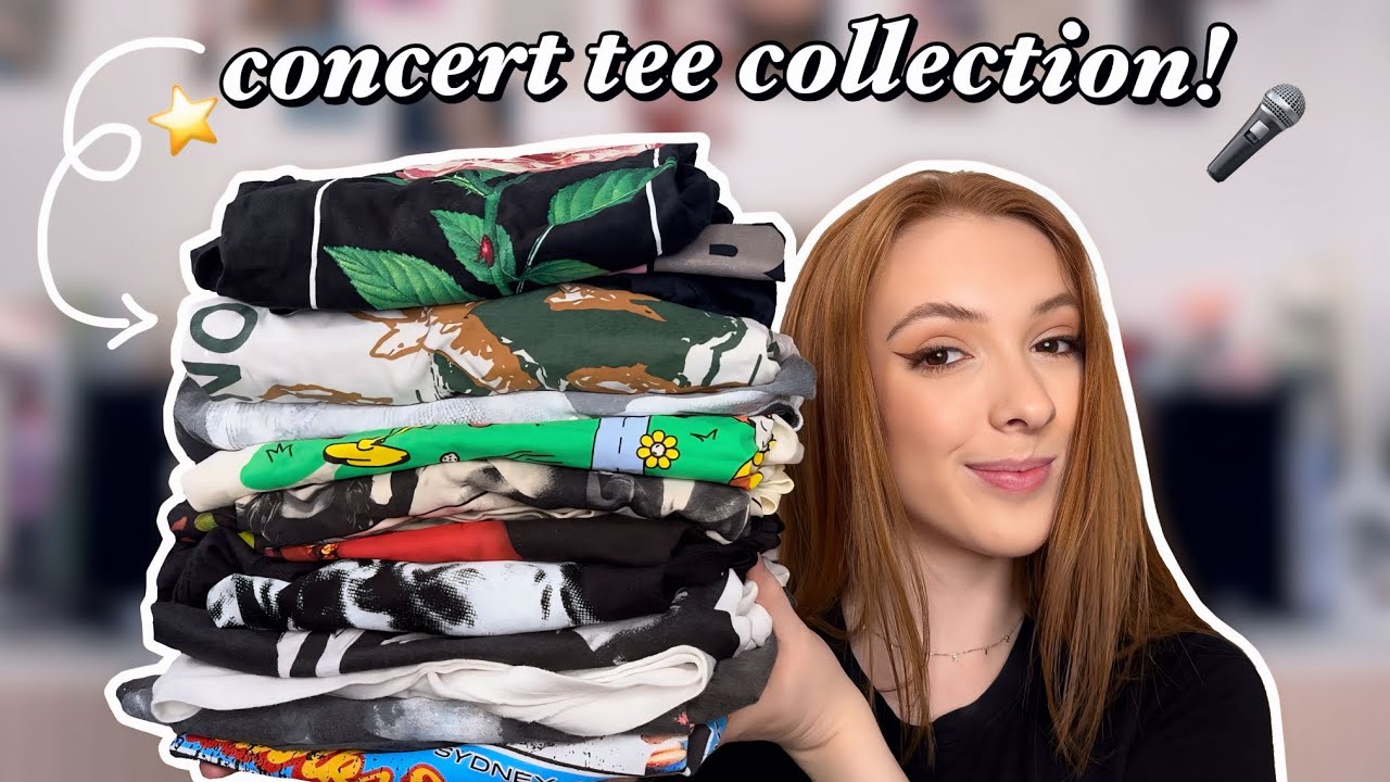 My Concert Tour T-shirt Collection! *all the concerts I&rsquo;ve been to*