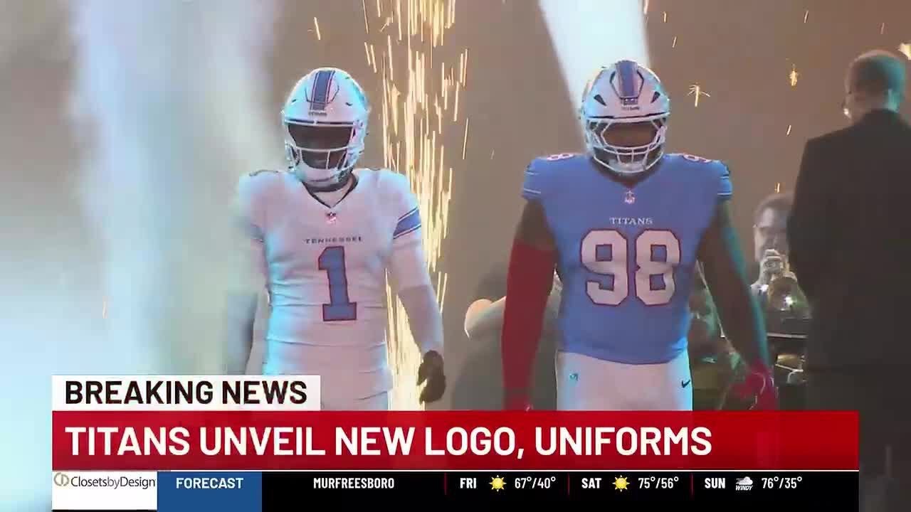 «Вступаем в новую главу»: команда Tennessee Titans представила новые логотипы и форму.
