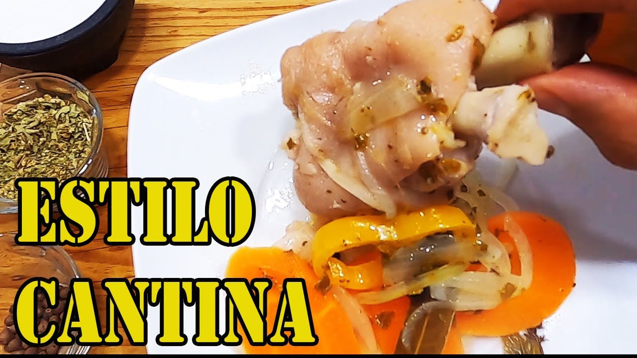 Manitas a la vinagreta estilo CANTINA | El Mister Cocina