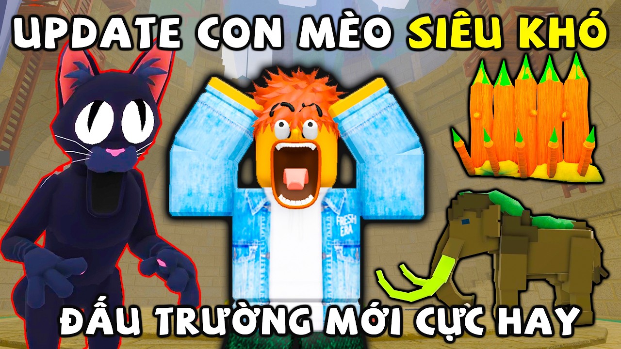 UPDATE CON MÈO RỪNG MỚI cùng ĐẤU TRƯỜNG SIÊU KHÓ và RẤT NHIỀU THỨ MỚI trong 99 NIGHTS IN THE FOREST