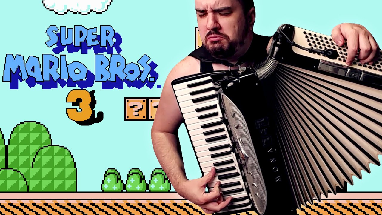 Super Mario Bros 3 accordion cover - Overworld