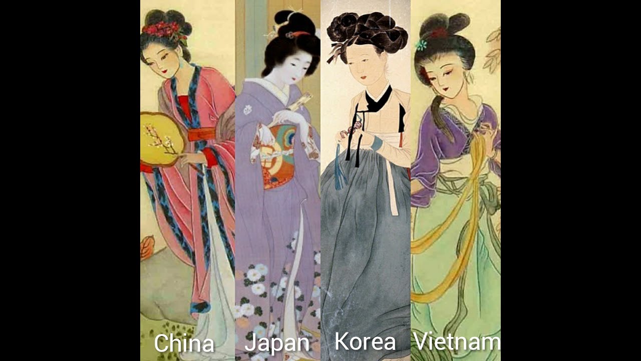 [Sinosphere] China, Japan, Korea, Vietnam Traditional Dresses - Beauties Of Asia (Part 3)