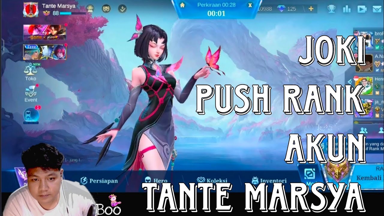 Minsitthar Siap Membawa Akun Tante Marsya Ke Mythical Immortal?? Hahahaaa