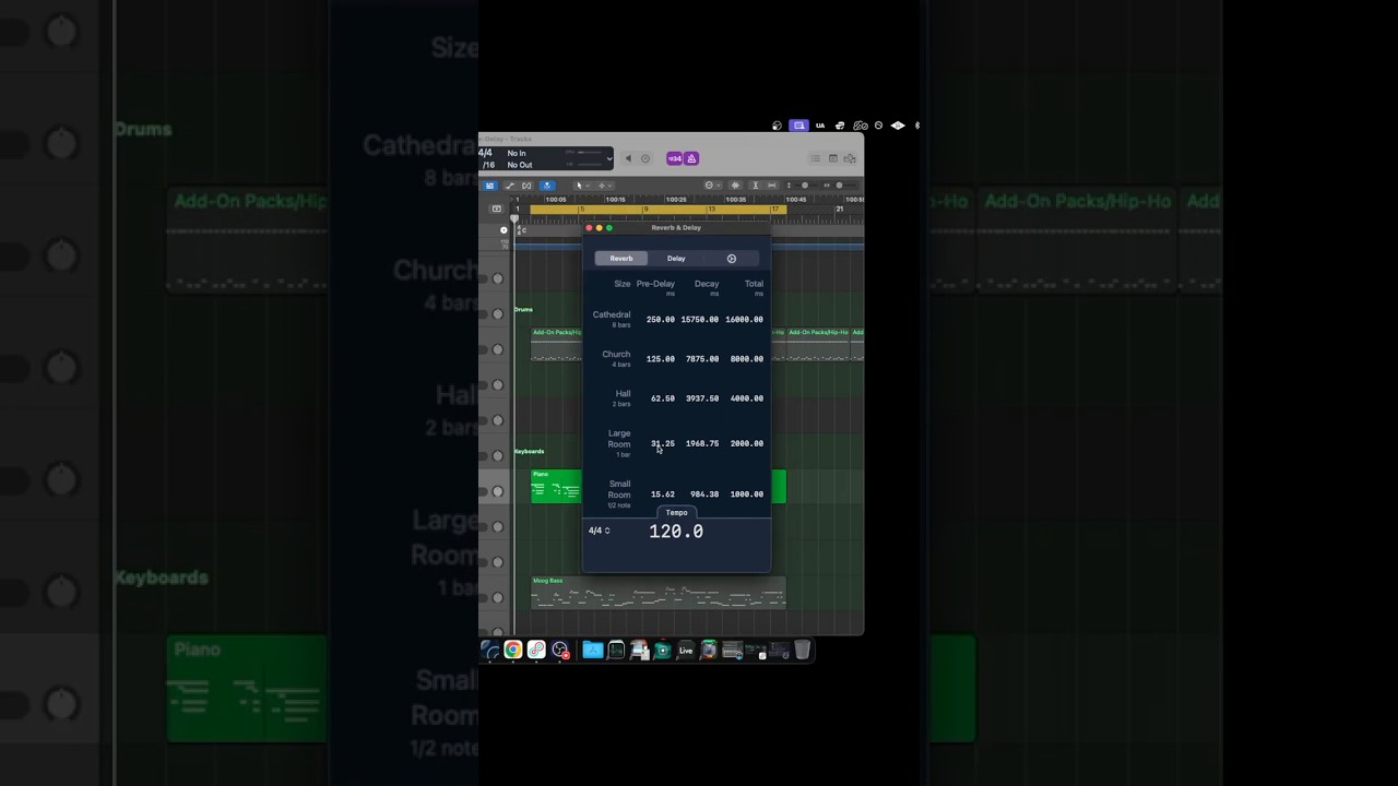 Calculating Pre-Delay & Decay Times for Reverb