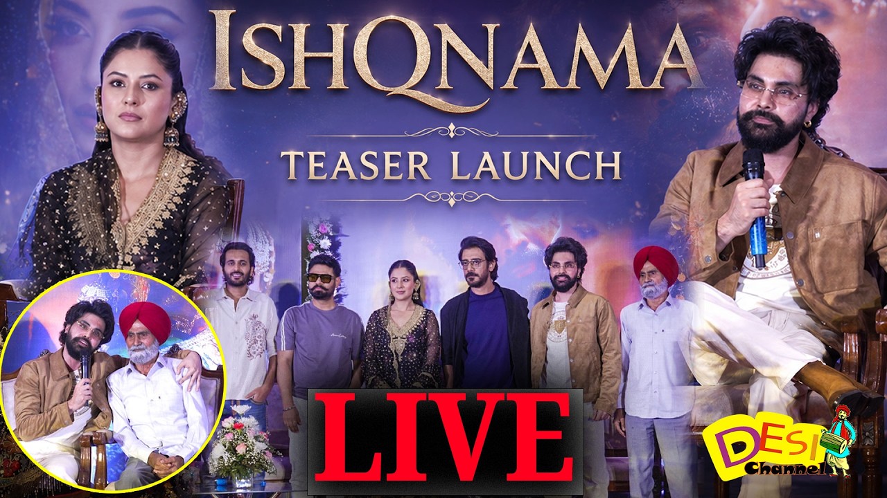 Ishqnama Teaser Launch Jayy Randhawa | Shehnaaz Gill | Arvvindr S khaira | Ishqnama Movie Promotions