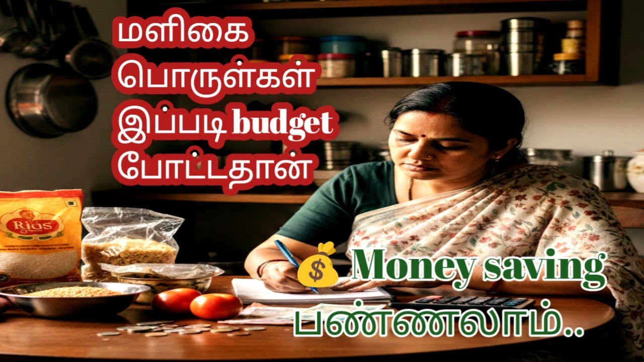 ‼️ 1 மாசம் பட்ஜெட் மளிகை பொருட்கள் இப்படி போடுங்க,money saving tips#grocery #budget #savings#newidea