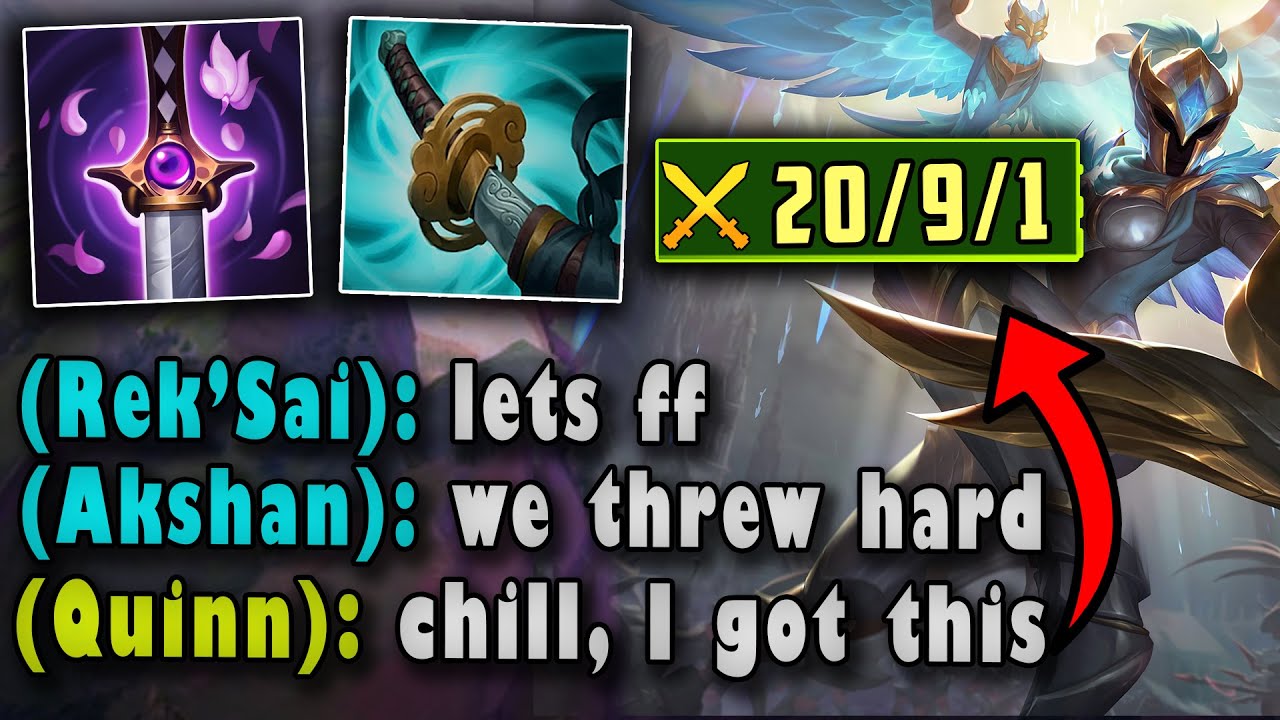 Our Team Almost Threw The Game, But Then My Quinn Did This...