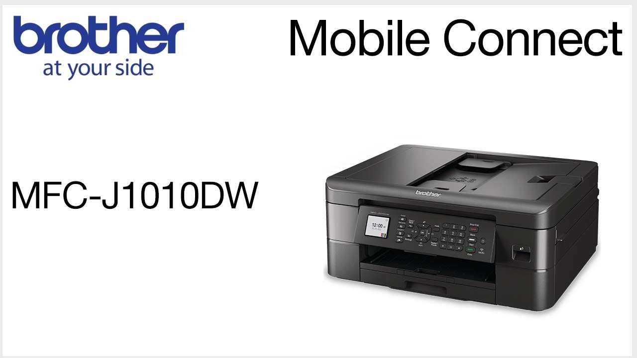 MFCJ1010DW &ndash; Connect to a mobile device
