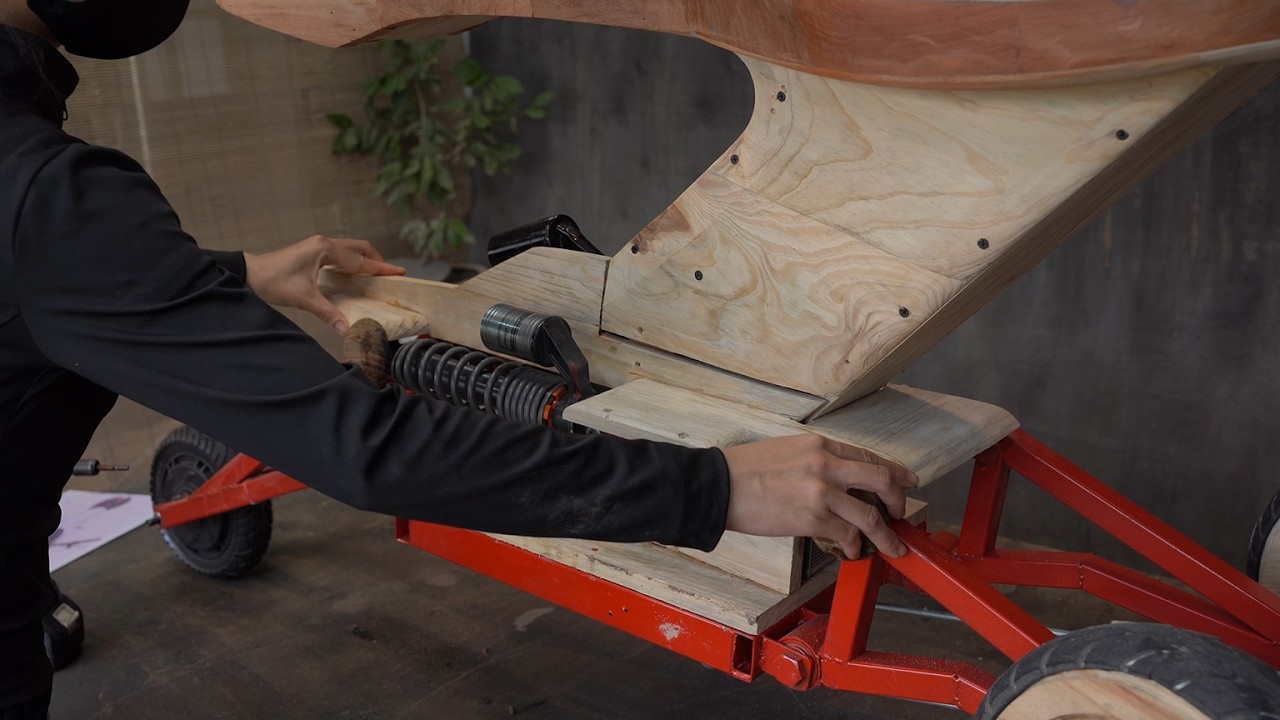 Completing the Wooden Electric Super Motorcycle Through Detailed Finishing Work - Part 2