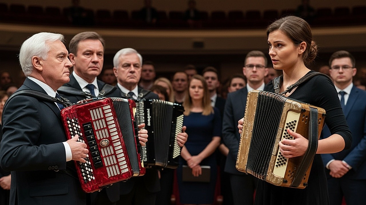 Słynny akordeonista rzuca wyzwanie młodej Polce na scenie&hellip; Jej muzyka nagle porusza juror&oacute;w do ws...