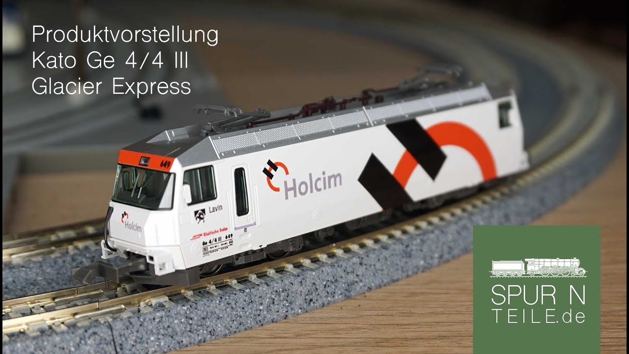 Spur N:  Kato Ge 4/4 III / Glacier Express und Sondervarianten