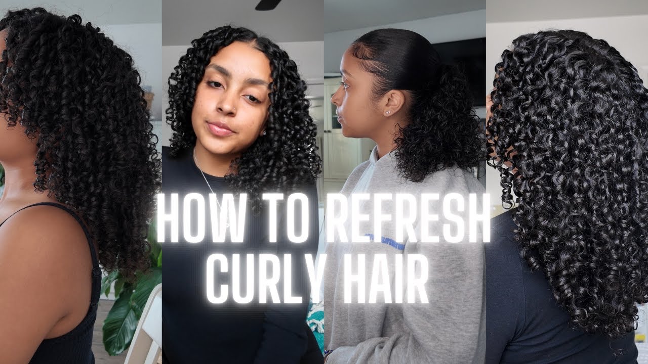 How to Refresh Curly Hair | Quick & Easy Morning Routine