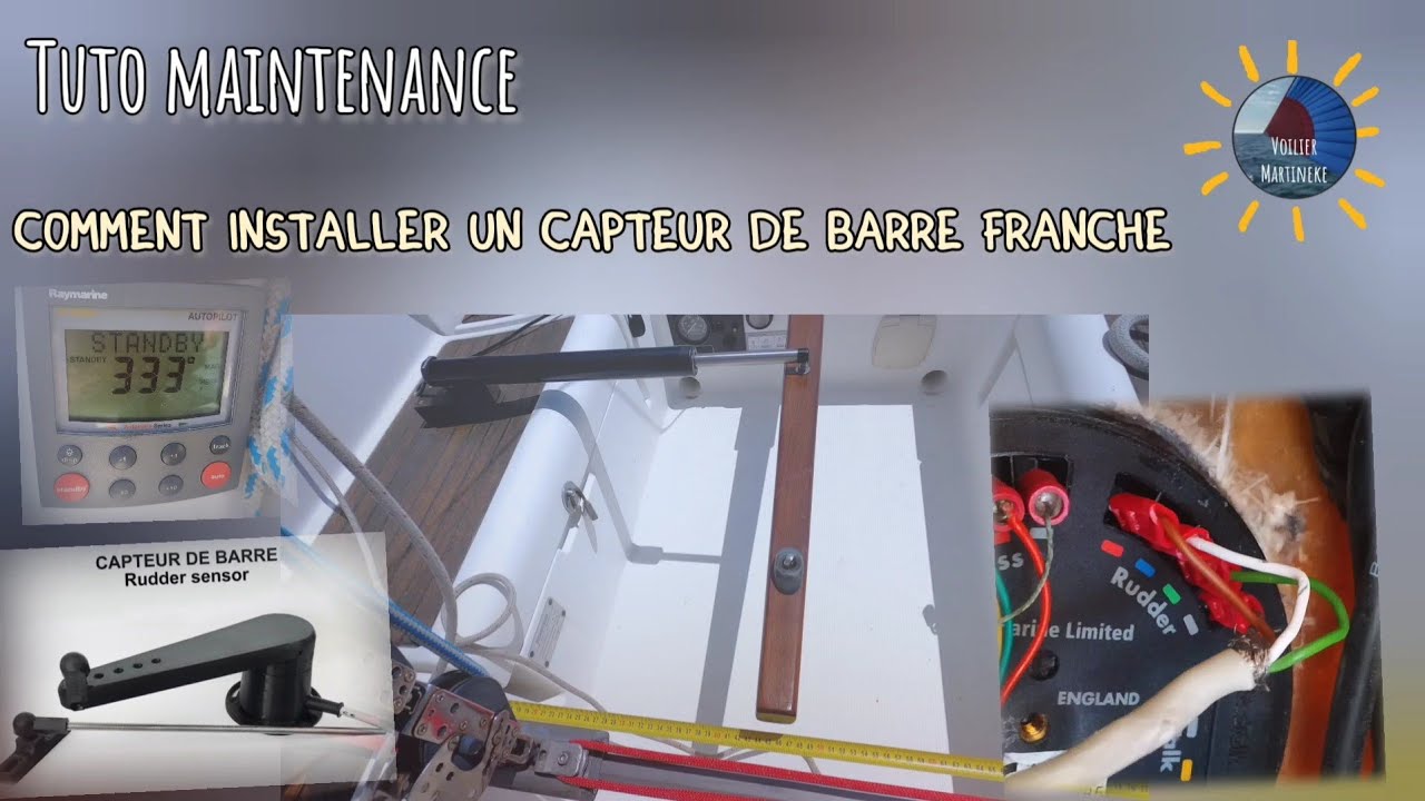 Comment installer un capteur d'angle de barre franche 