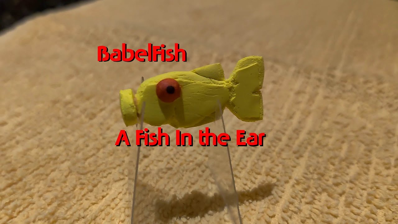 The Babelfish prop from the 1981 Hitchhiker's Guide to the Galaxy