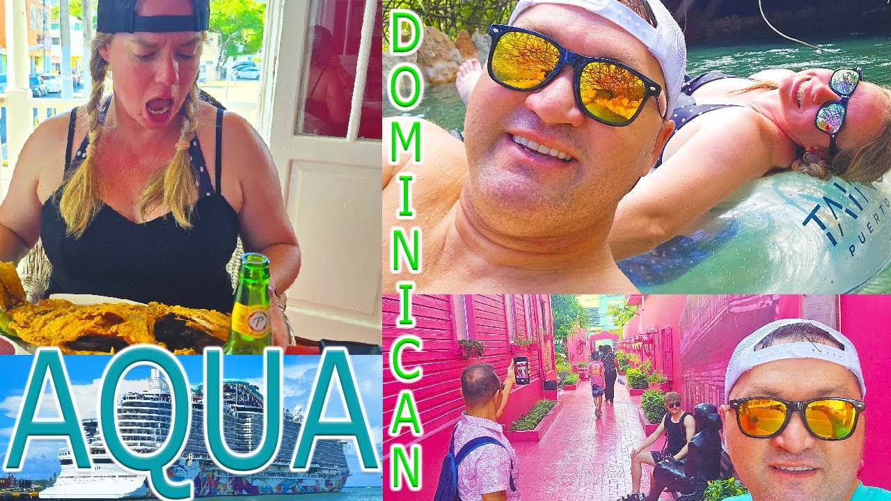 OMG! Must see Dominican Republic OUR FAV. Aqua NCL, Puerto Plata’s Pink Street, and Taino Bay.