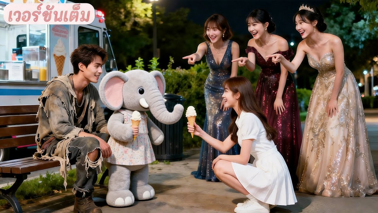 CEO ยากจนกับลูกสาวถูกทุกคนเย้ยหยัน มีเพียงสาวใจดีที่ให้ไอศครีม แล้วตอนนี้ทั้งคู่ก็หลงรักเธอแล้ว!