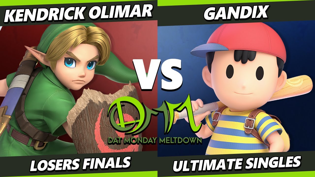 DAT MM 368 LOSERS FINALS - Kendrick Olimar (Young Link) Vs. GANDIX (Ness) Smash Ultimate - SSBU