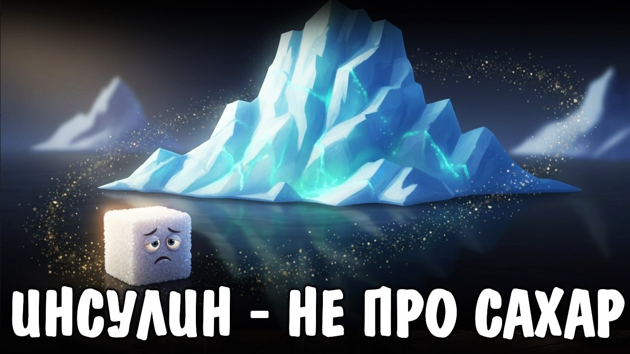 🧬ИНСУЛИН - ГОРМОН, КОТОРЫЙ УПРАВЛЯЕТ ВСЕМ