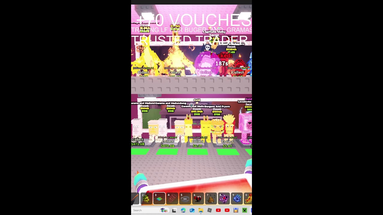 Trading! LF garamas, also selling the garamas for 3-5k robux