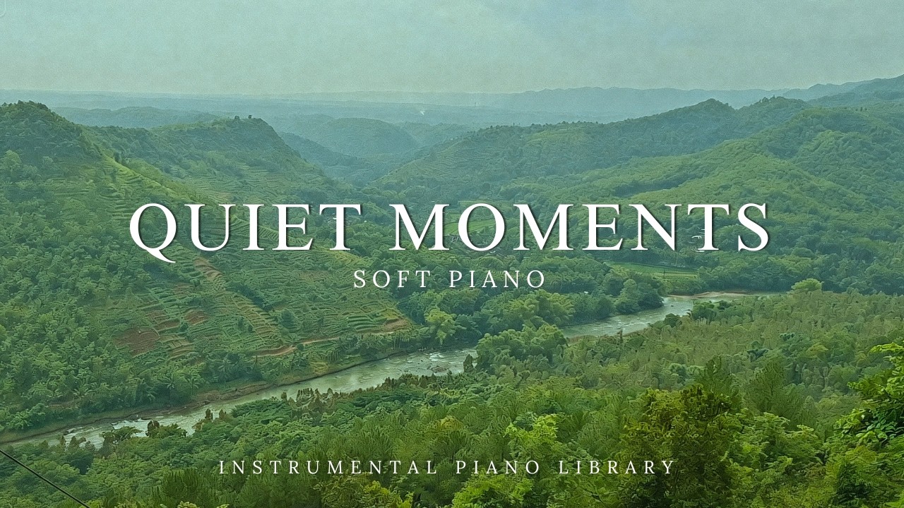 Soft Calm Piano with Gentle Affirmations for Quiet Focus