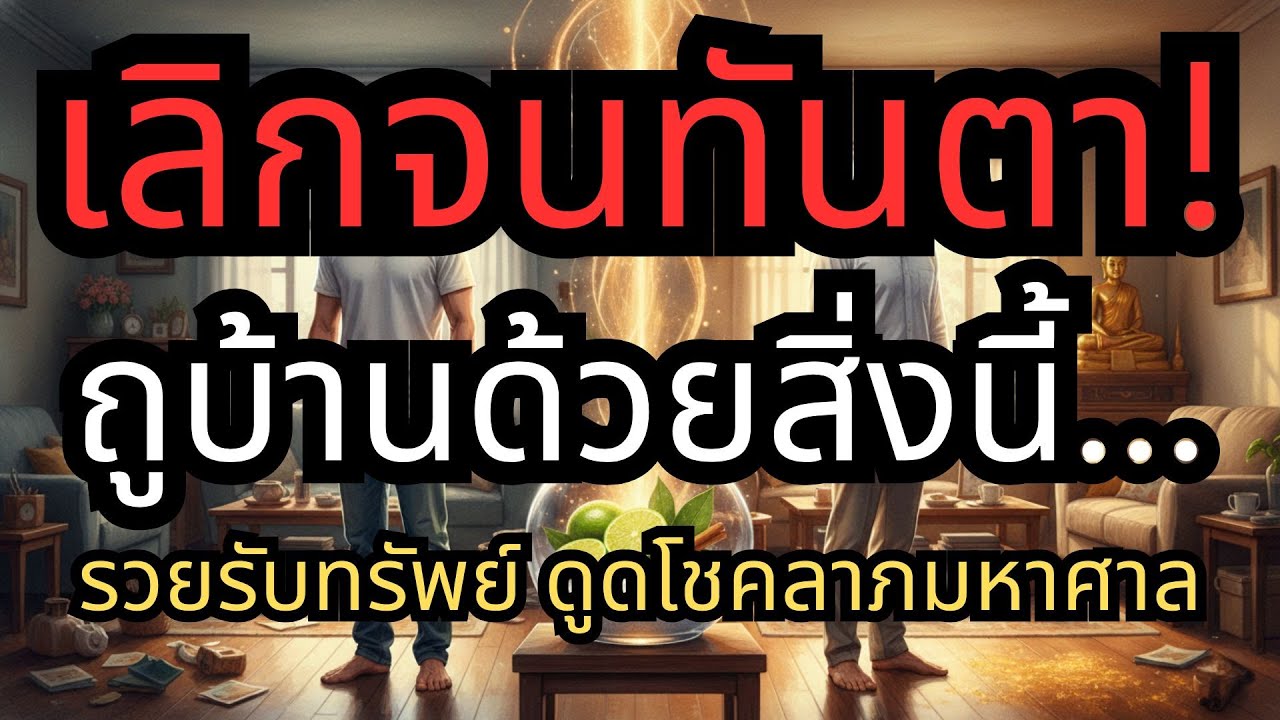 เลิกจนทันตา! แค่ถูบ้านด้วยสิ่งนี้ พลังงานเปลี่ยนเงินจะไหลมาไม่หยุด เคล็ดลับมหาเศรษฐีที่หลายคนไม่รู้