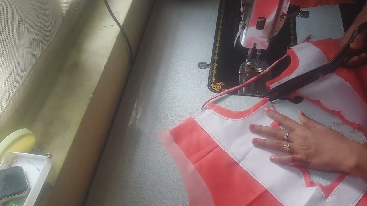 How to stich  a cut work designs for klpfasions 