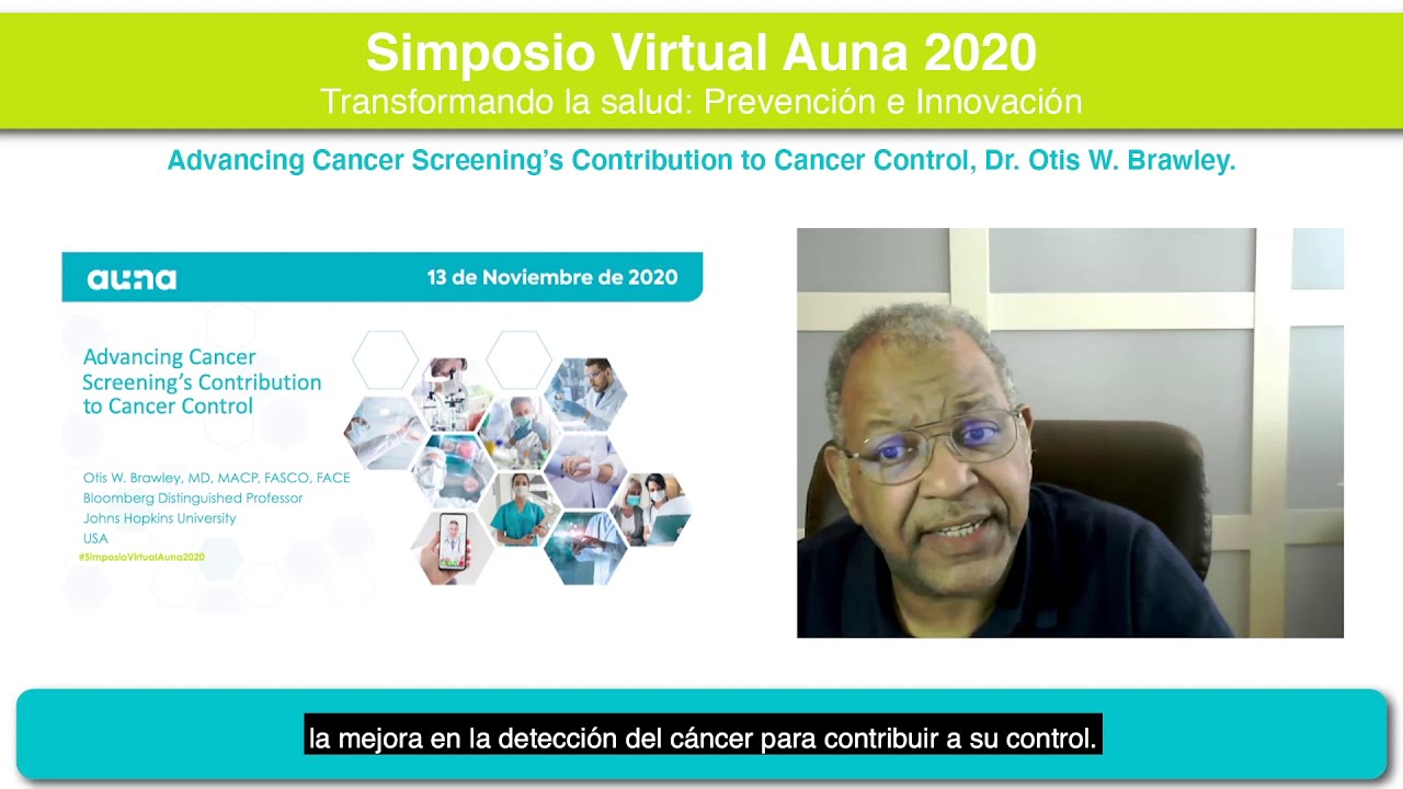 A blue print  for cancer screening and early detection. Dr Otis Brawley