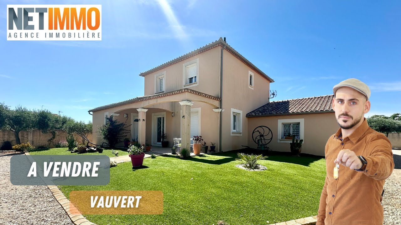 Villa piscine pool-house VAUVERT