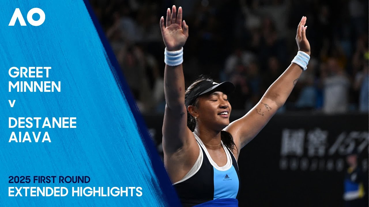 Greet Minnen v Destanee Aiava Extended Highlights | Australian Open 2025 First Round