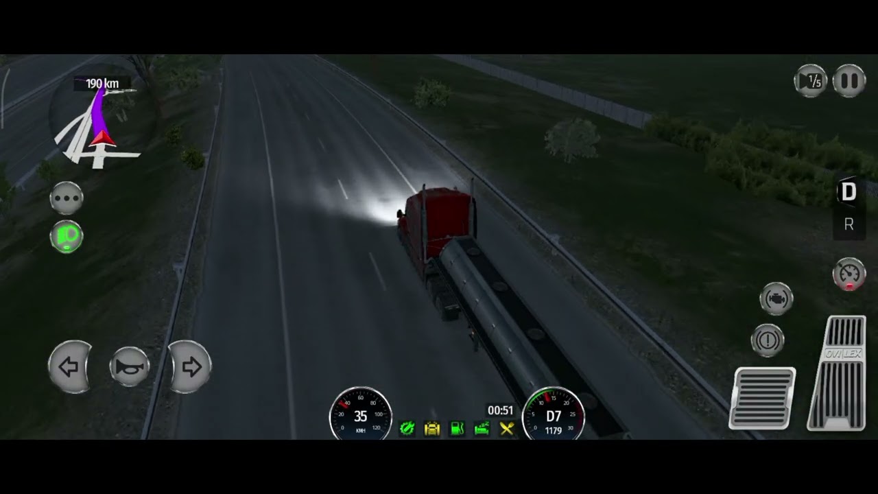 TRUCK SIMULADOR DRIVE USA EVO BOTANDO PRESSÃO NO PUXE DO COMBUSTÍVEL ⛽ MUITA CHUVA DEU RUIM 2 VEZES.