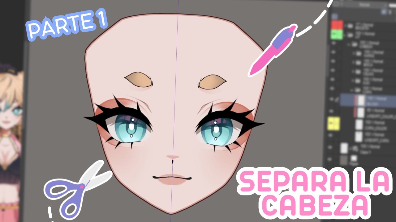 【Primera Clase】 Como separa la cabeza de tu vtuber